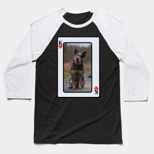 Blue Cattle Dog Baseball T-Shirt